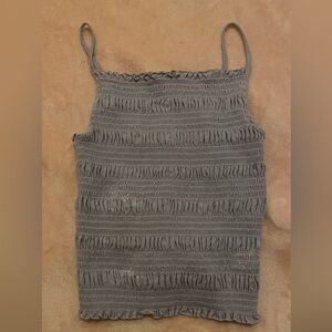 H&M Purple Smocked Tank Top